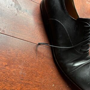 Gucci Black Leather Oxfords